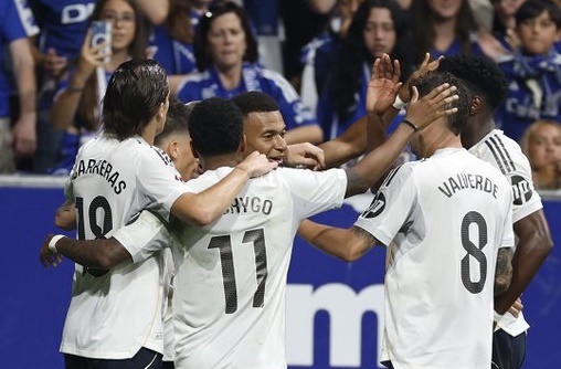 Real Madrid Lanjutkan Tren Kemenangan, Hajar Real Oviedo 0-3
