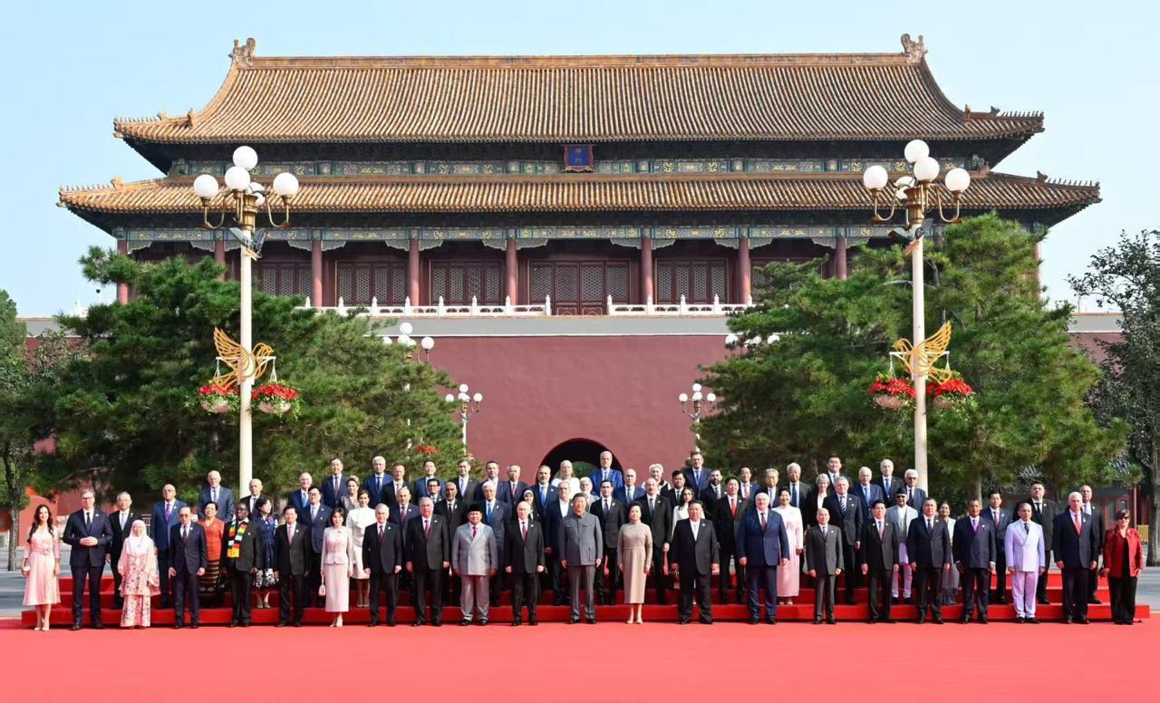 Prabowo Berdiri Sejajar dengan Vladimir Putin, Xi Jinping, dan Kim Jong Un di Parade Militer China