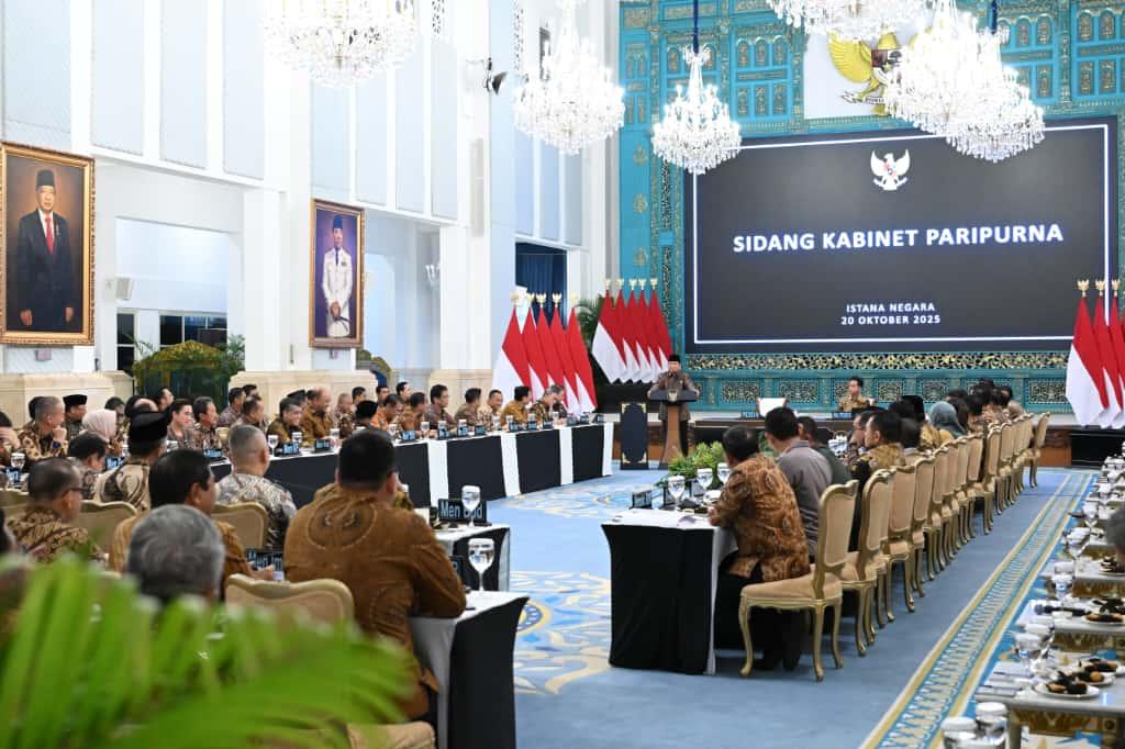 1 Tahun Pemerintahan, Prabowo Ingatkan Semangat Gotong Royong 