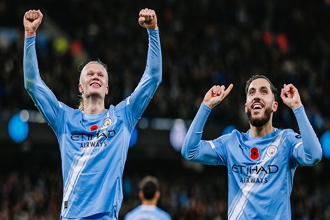 Erling Haaland 2 Gol, City Tundukkan Bournemouth 3-1