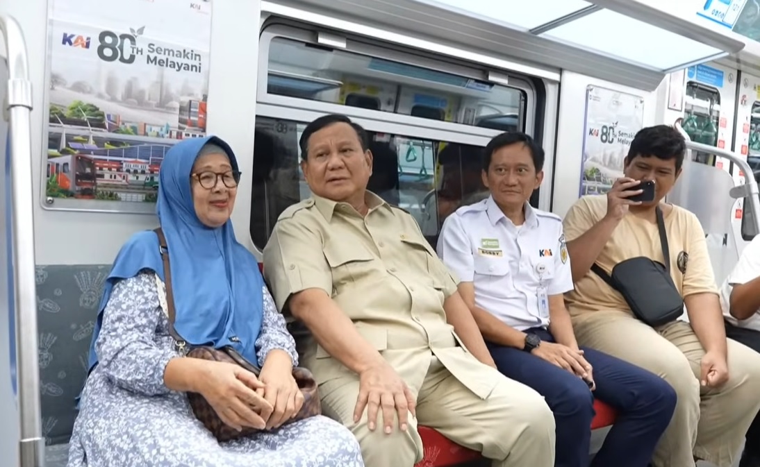 Prabowo Resmikan Wajah Baru Stasiun Tanah Abang