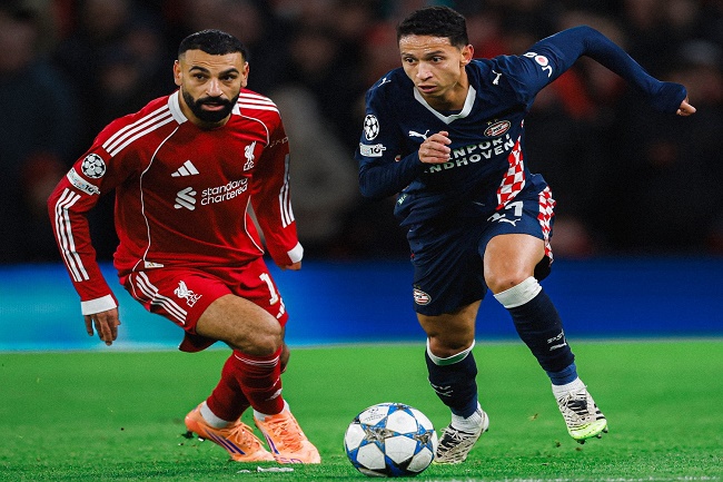 Liverpool Tumbang, Dihajar PSV 1-4