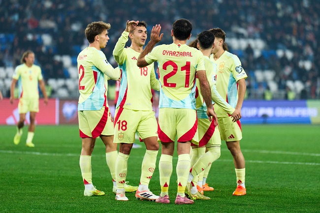 Spanyol Gulung Georgia 4-0, Masih Menunggu Laga Terakhir Amankan Tiket Piala Dunia