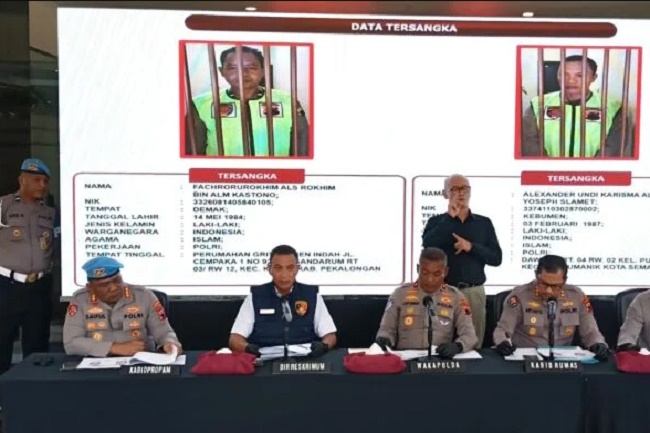 Dua Anggota Polres Pekalongan Jadi Tersangka