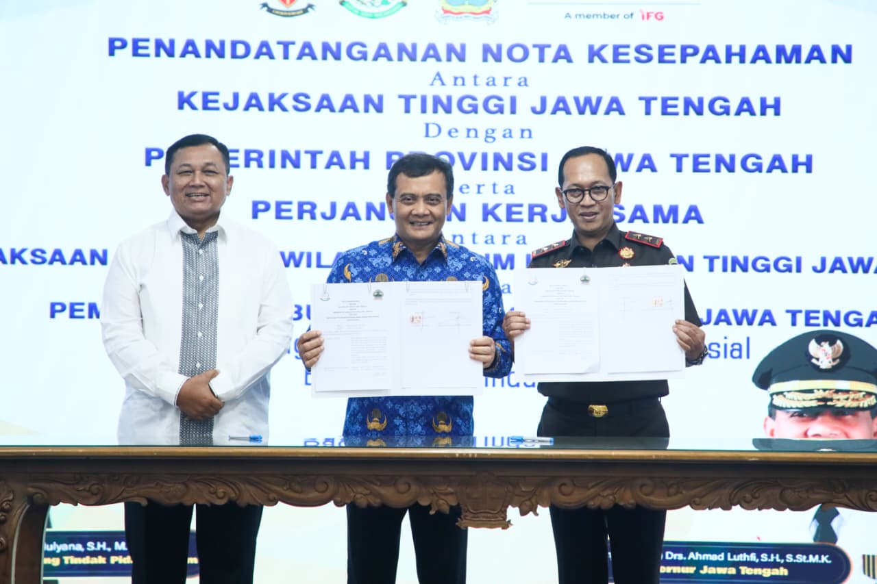 Pemprov Jateng–Kejati Sepakat Terapkan Pidana Kerja Sosial, Mulai Berlaku 2026