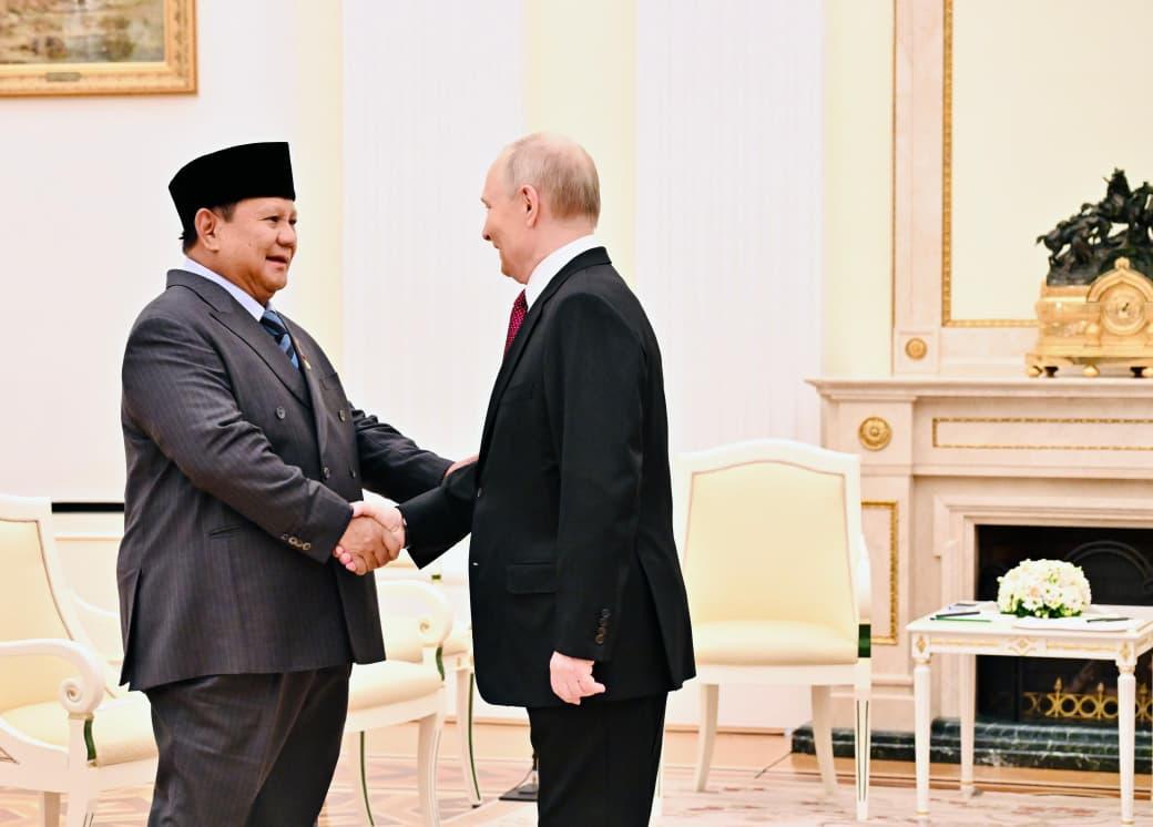 Prabowo Undang Presiden Putin Berkunjung ke Indonesia