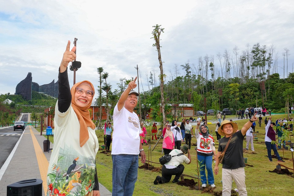 Mengawali 2026, Otorita IKN Ajak Masyarakat Menanam Pohon di Nusantara