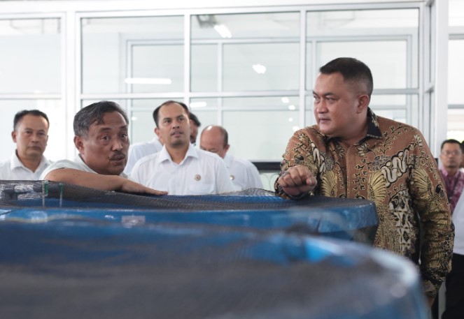 Kunjungi Raiser Ikan BRIN, Bupati Bogor Rudy Susmanto Dorong Sinergi dengan BRIN 