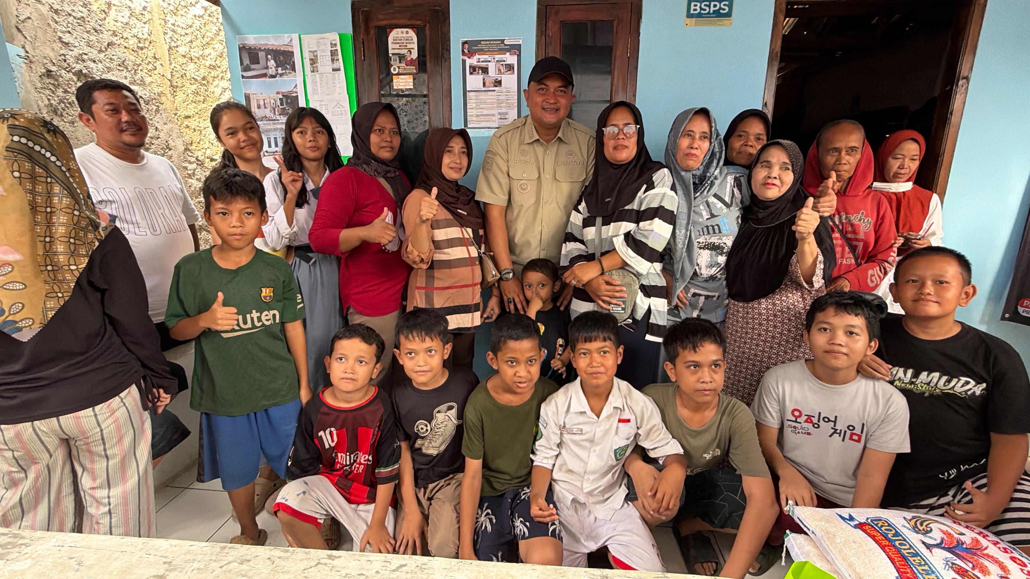 Rudy Susmanto Tinjau Program BSPS di Citeureup, Kabupaten Bogor Dapat 10.000 Bantuan Bedah Rumah
