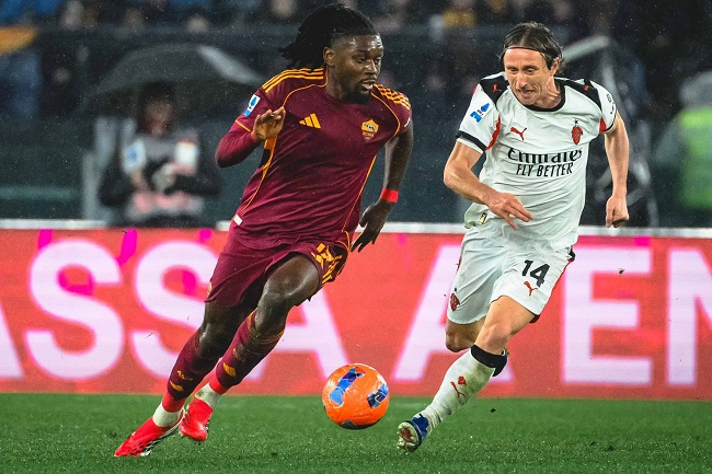 AS Roma dan AC Milan Berbagi Angka