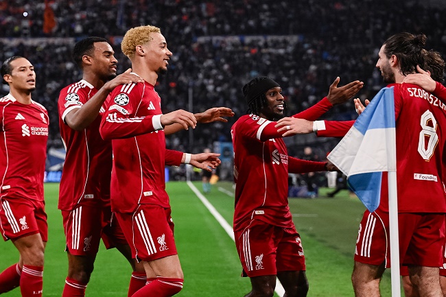 Liverpool Sikat Marseille 3 Gol Tanpa Balas