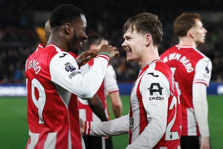 Arsenal Tergelincir di Markas Brentford