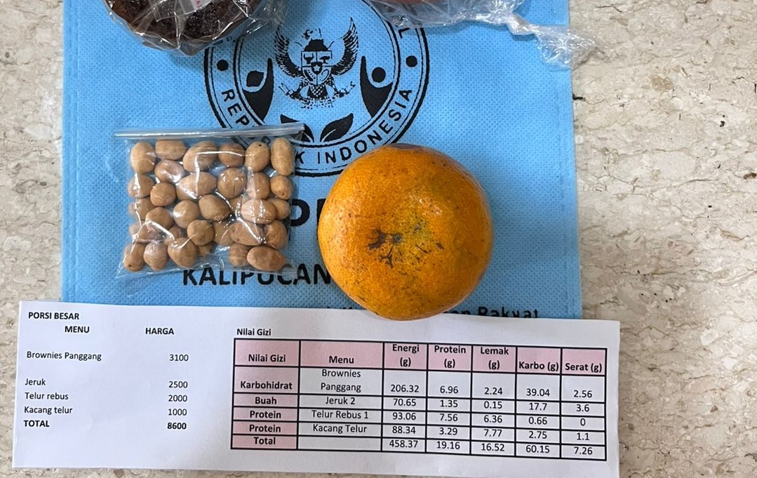 Paket MBG Wajib Disertai Label Harga dan Kandungan Gizi