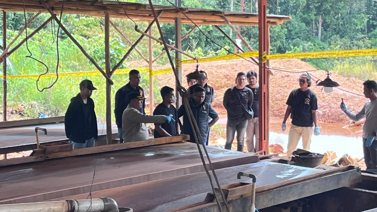 Polri Bongkar Penambangan Ilegal dan Penyelundupan Pasir Timah ke Malaysia