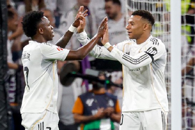 Kylian Mbappe dan Vinicius Junior Cetak Gol, Madrid Bekuk Alaves