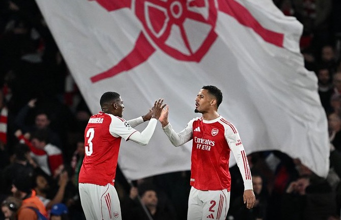 Liga Champions: Arsenal Melaju ke Babak Semifinal