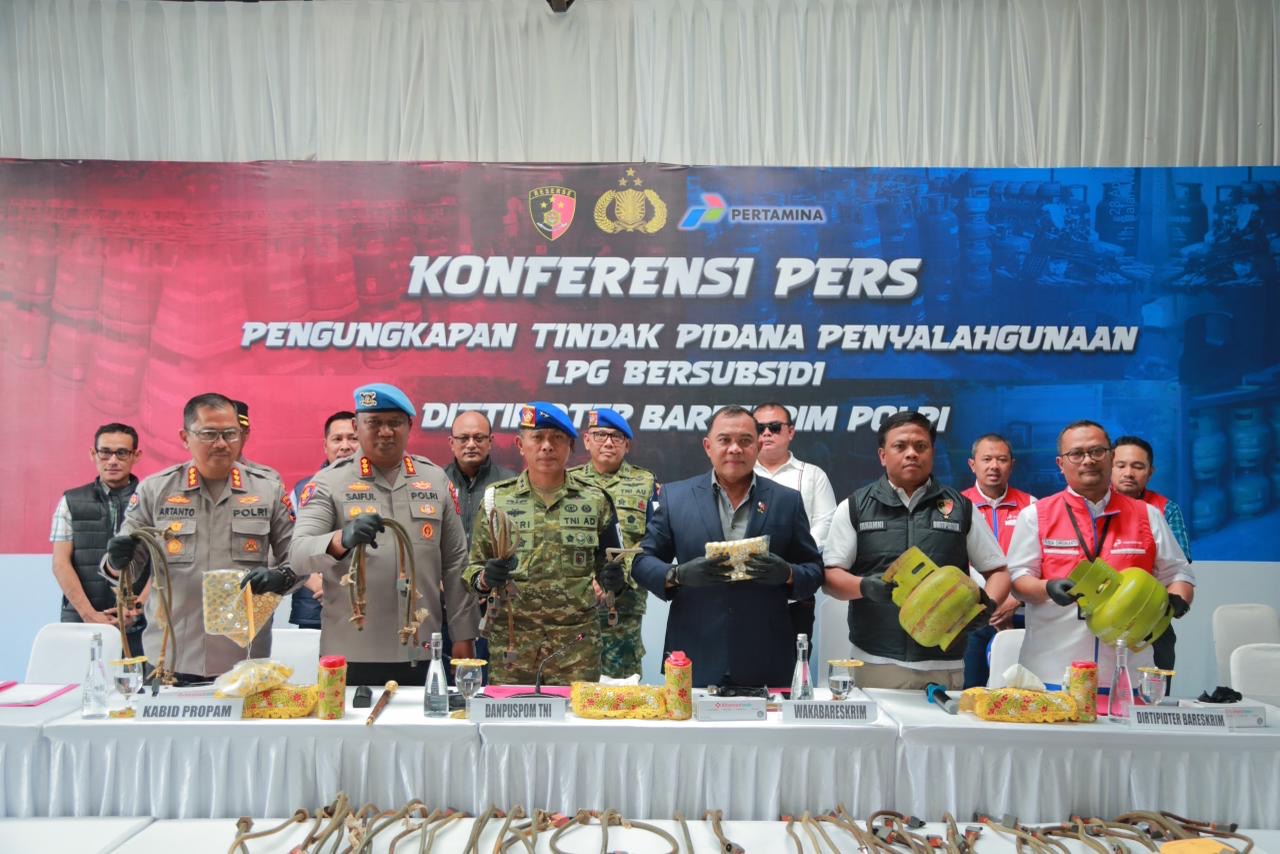 Bareskrim Ungkap LGP Oplosan, Ribuan Tabung Diamankan