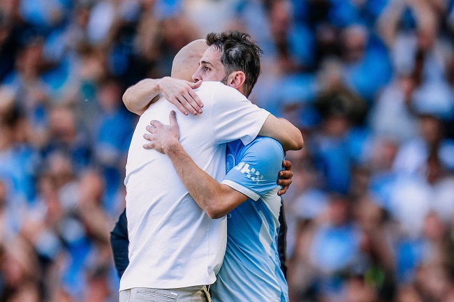 Manchester City Tumbang di Laga Perpisahan
