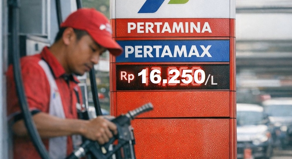 Harga Pertamax Naik Menjadi Rp16.250