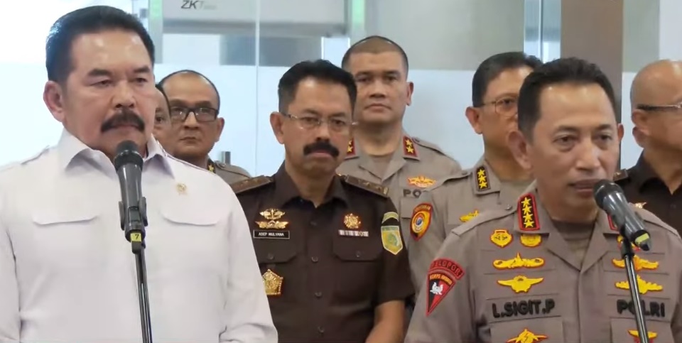 Kapolri Temui Jaksa Agung dan Panglima TNI