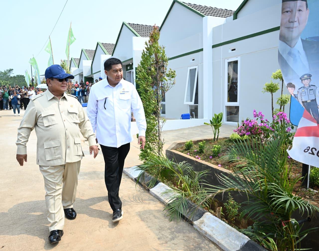 Presiden Prabowo Resmikan Akad Massal 62.000 KPR