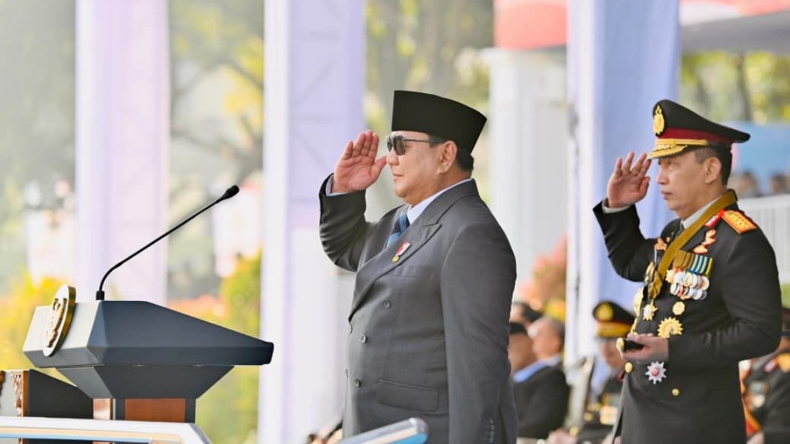 Prabowo Ingatkan Polri Jaga Kepercayaan Rakyat