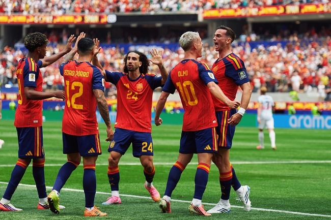 Spanyol Bungkam Belgia, Melaju ke Babak Semifinal