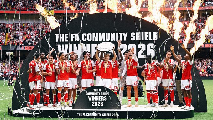 Arsenal Libas Manchester City 3-0, Raih Juara Community Shield
