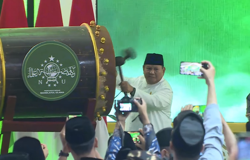 Prabowo Ingatkan Lagu Syubbanul Wathon di Muktamar NU