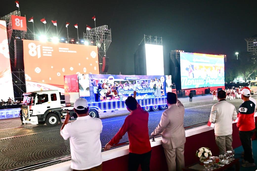 Karnaval Bersatu Harmoni Nusantara Isi Malam HUT ke-81 Kemerdekaan RI