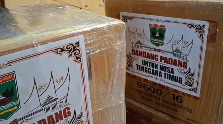 Sumbar Kirim 2,1 Ton Rendang ke NTT