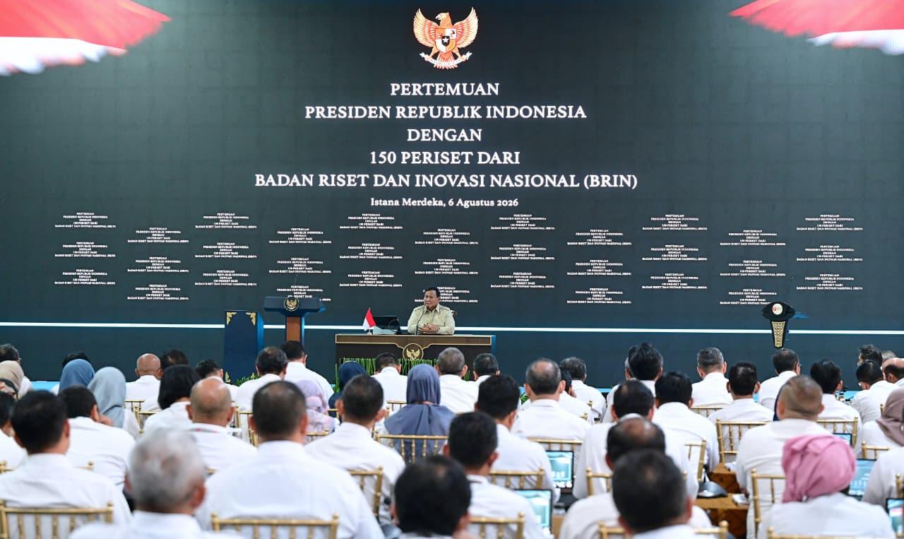 Presiden Prabowo Kumpulkan 150 Periset di Istana