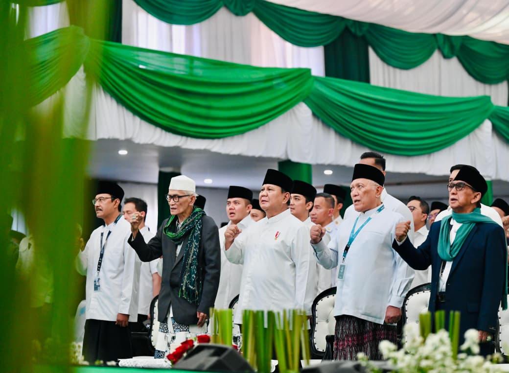 Terima Kartu NU, Prabowo Tegaskan Komitmen Gotong Royong untuk Kesejahteraan Rakyat