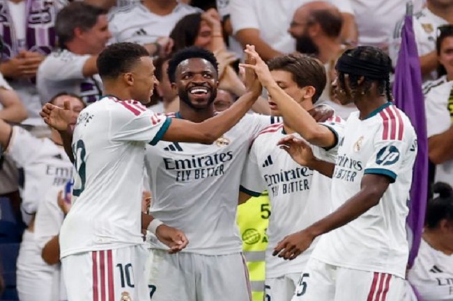 Real Madrid Kembali ke Puncak, Gilas Malaga 4-0