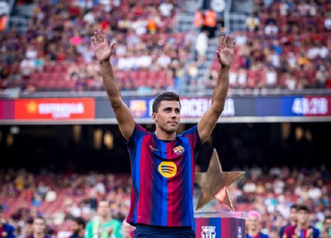 Rodri Ungkap Ambisi Besar usai Gabung Barcelona