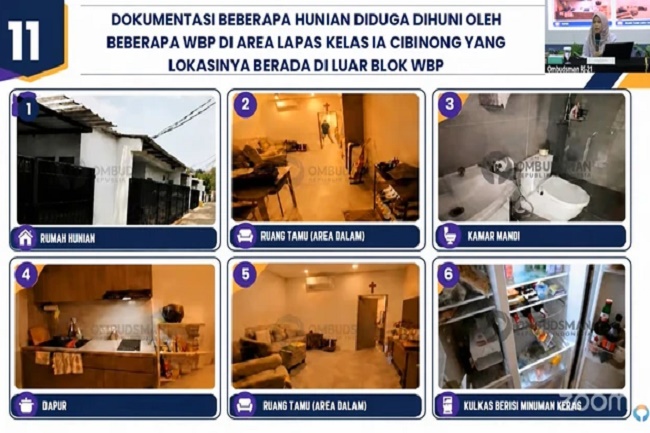 Ombudsman RI Temukan Dugaan “Kluster Mewah” di Lapas Kelas IIA Cibinong
