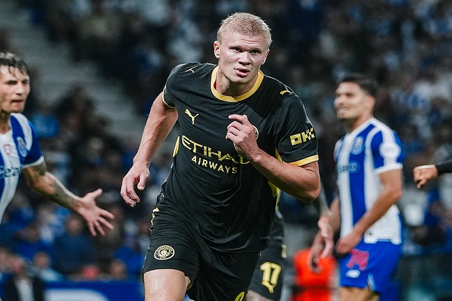 2 Gol Haaland Bawa City Bekuk Porto