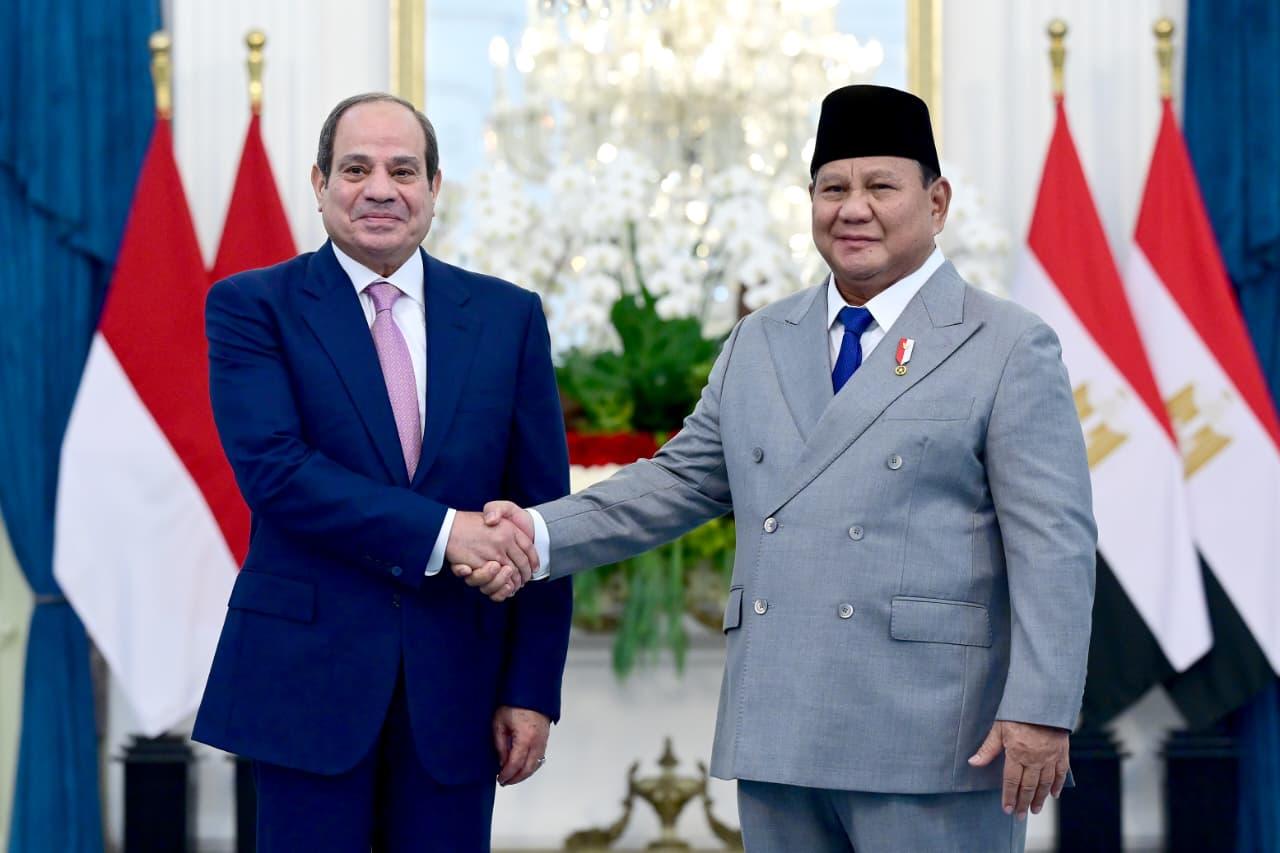Pertemuan Prabowo dan El-Sisi Hasilkan Empat Kesepakatan Kerja Sama