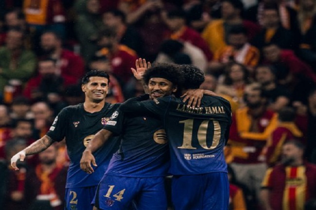 Barcelona Hajar Galatasaray, Kuasai Puncak Klasemen