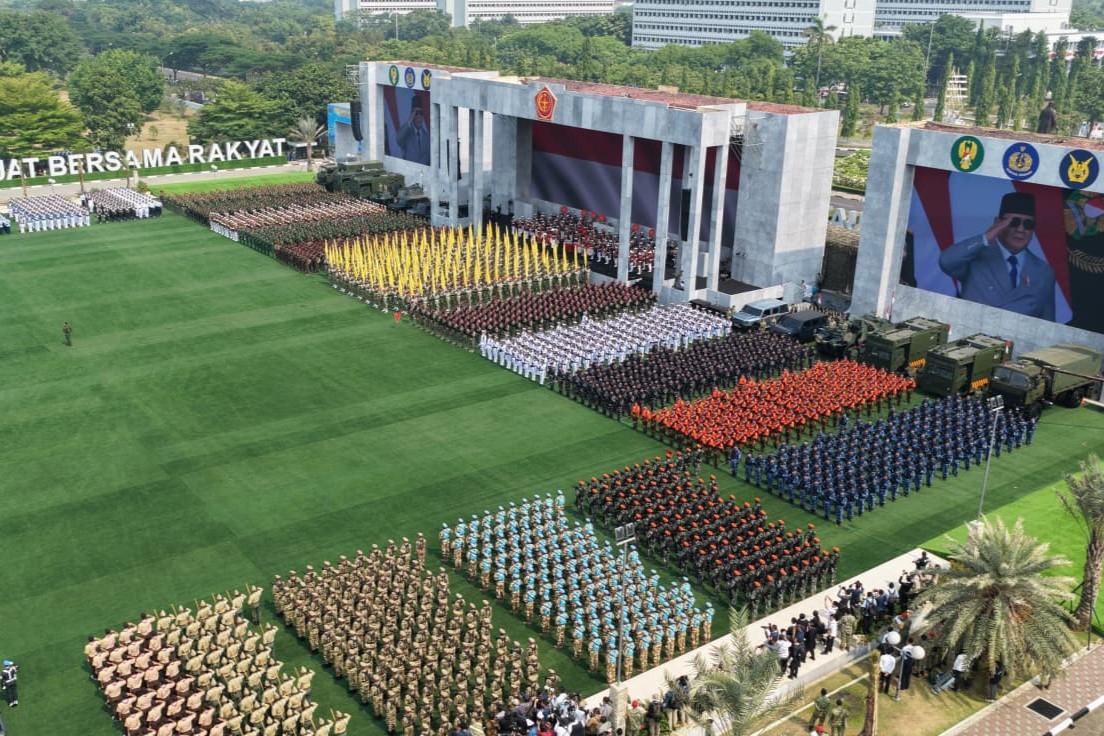Prabowo Resmikan 204 Satuan Baru TNI